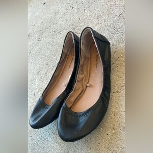 Time and Tru Black Ballet Flat Memory Foam size 8